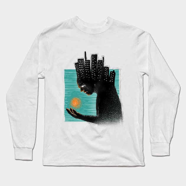 HOPES LIGHT Long Sleeve T-Shirt by ismailkocabas